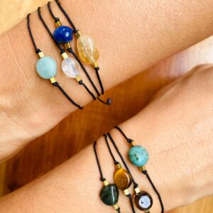Pulsera y Collar de Piedras Energéticas Irregulares - Imagen 2