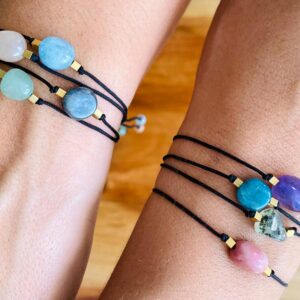 Pulsera y Collar de Piedras Energéticas Irregulares - Imagen 3