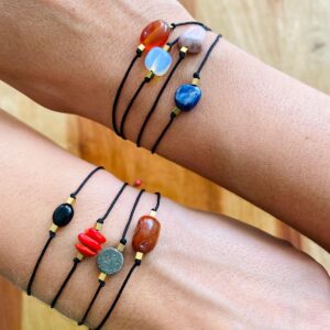 Pulsera y Collar de Piedras Energéticas Irregulares - Imagen 6