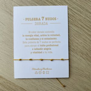 Pulsera de 7 Nudos personalizada · Un amuleto de protección que puedes personalizar con piedras naturales. - Imagen 10