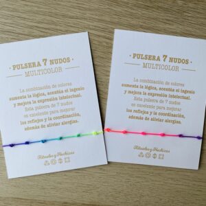 Pulsera de 7 Nudos personalizada · Un amuleto de protección que puedes personalizar con piedras naturales. - Imagen 12