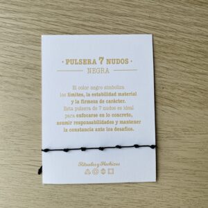 Pulsera de 7 Nudos personalizada · Un amuleto de protección que puedes personalizar con piedras naturales. - Imagen 13