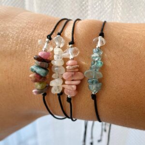 Pulsera de Piedras Energéticas Irregulares Pequeñas - Imagen 4