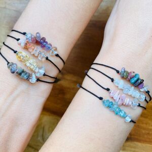 Pulsera de Piedras Energéticas Irregulares Pequeñas