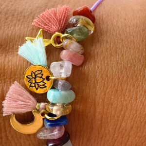 Pulsera personalizada · 15 piedras mini irregulares · Un amuleto delicado y lleno de intención - Imagen 7