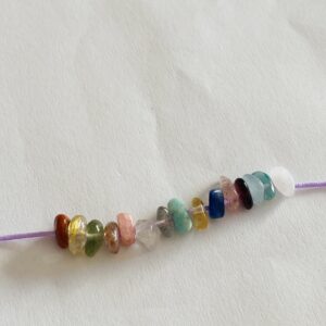 Pulsera personalizada · 15 piedras mini irregulares · Un amuleto delicado y lleno de intención - Imagen 11