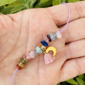 Pulsera personalizada · 15 piedras mini irregulares · Un amuleto delicado y lleno de intención - Imagen 5
