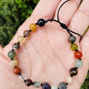 Pulsera personalizada · 20 piedras redondas de 6 mm - Imagen 3