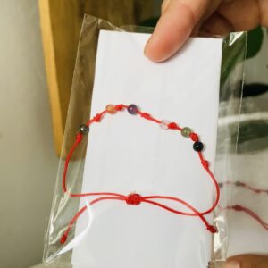 Pulsera de 7 Nudos personalizada · Un amuleto de protección que puedes personalizar con piedras naturales. - Imagen 6