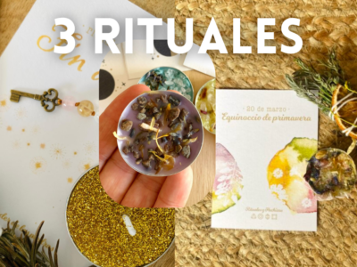 3 Rituales Mágicos Cierre del año astrológico + luna nueva + Equinoccio de Primavera - Cierra. Siembra. Florece.
